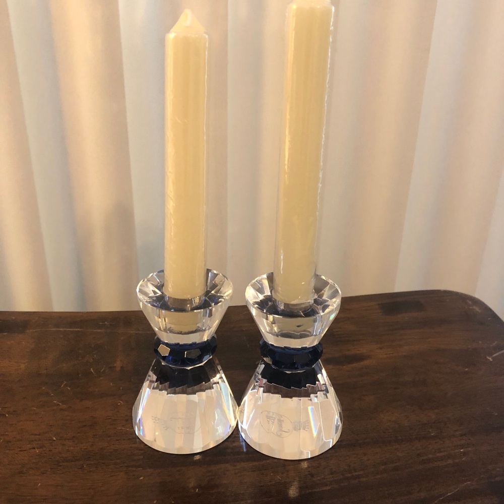 Crystal Sorelle Candle Holders